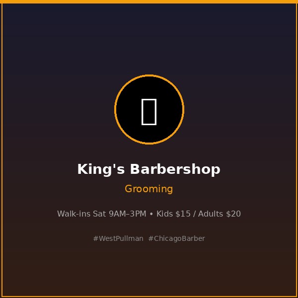 Barbershop interior